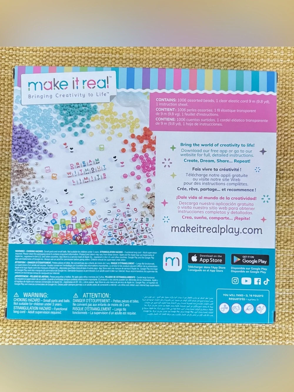 🔴NEW🔴, Make It Real, Alphabet and Bead Bracelet Set